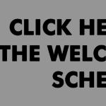 Welcome Week Schedule Banner